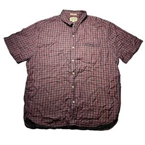 Lucky Brand Men's XXL California Fit Plaid Button-Down Shirt